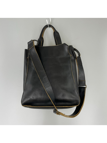 Yohji Yamamoto ショルダーバッグ レザーショルダーバッグ[値下]