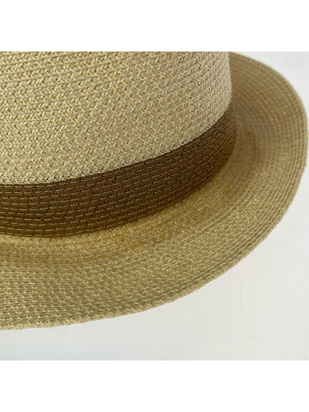 Borsalino ハット ペーパー ストローハット ベージュ