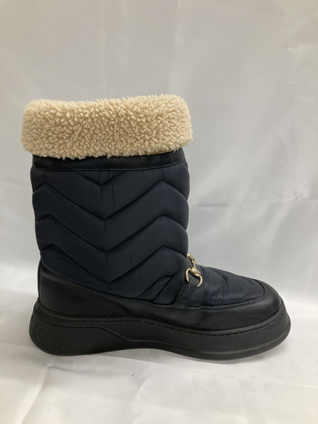 GUCCI シェブロンブーツ ホースビット (10)