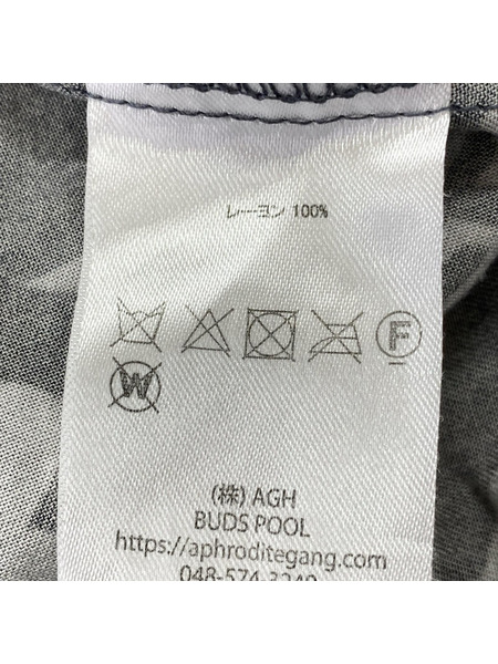 半袖シャツ BUDSPOOL 総柄SSシャツ