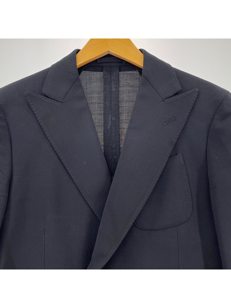 LARDINI テーラードジャケット・ブレザー ダブルジャケット ネイビー 46