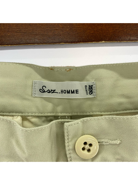 SSZ HOMME 25AW LARK PANTS 2タックワイドチノ XL
