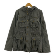 ジャケット Heaven and Earth ミリタリーギミックジャケット M GRY[値下]