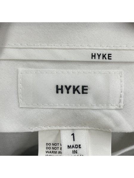 HYKE スラックスパンツ　ネイビー