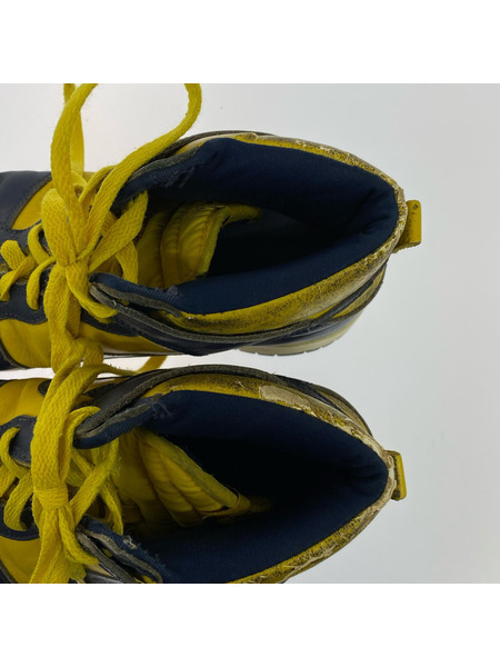 NIKE スニーカー DUNK HIGH LE MICHIGAN (27.5)