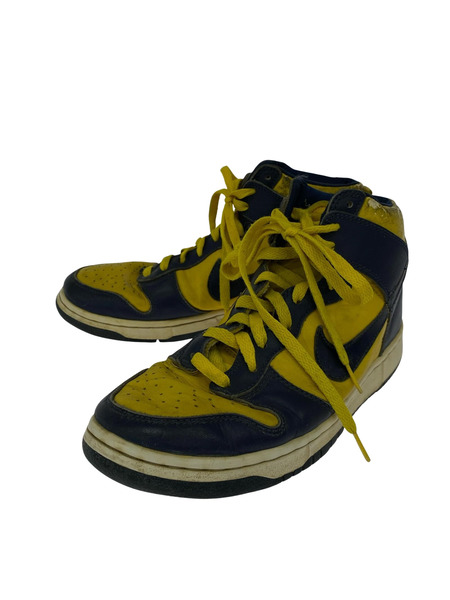 NIKE スニーカー DUNK HIGH LE MICHIGAN (27.5)