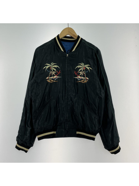 東洋エンタープライズ ブルゾン・ジャンパー スカジャン 黒虎 ALOHA M