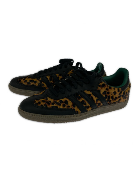 adidas スニーカー Samba OG ヒョウ柄 スニーカー (26.5)