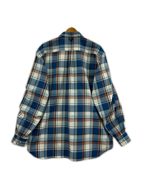 DAIWA PIER39 長袖シャツ Tech Work Shirts 青 (M)