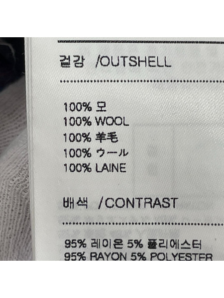 長袖シャツ WE11DONE/21AW/WD CHECK ANORAK WOOL SHIRT