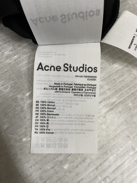 Acne Studios ウォッシュド加工 バックロゴL/Sカットソー M グレー