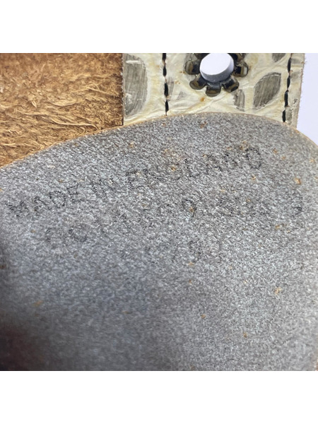 Dr.Martens ブーツ 90s イングランド製 1460 8ホールブーツ クロコ型押しレザー (UK9) ホワイト