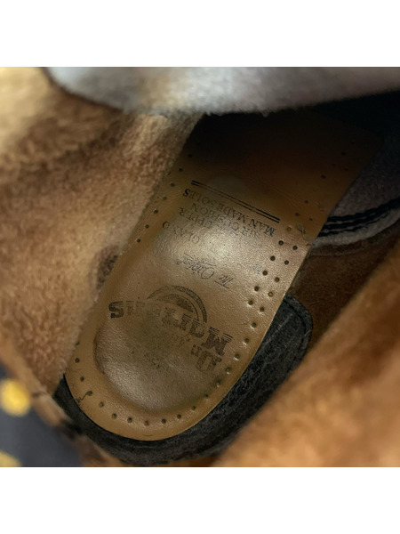 Dr.Martens ブーツ 90s イングランド製 1460 8ホールブーツ クロコ型押しレザー (UK9) ホワイト