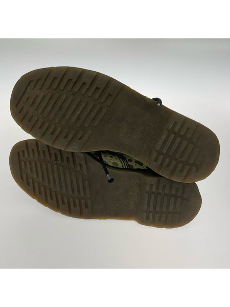 Dr.Martens ブーツ 90s イングランド製 1460 8ホールブーツ クロコ型押しレザー (UK9) ホワイト