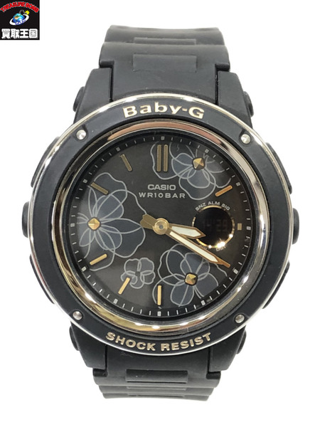 BABY-G G-SQUAD CASIO BGA-150FL-1AJF/黒/ブラック/ベイビージー/腕時計/クオーツ[値下]