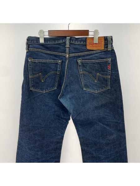 IRON HEART デニム・ジーンズ 14oz セルビッチデニム ストレート (W34L36)634S