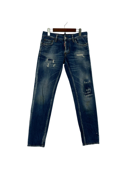 DSQUARED2 デニム・ジーンズ Skater Jean ダメージスキニー S71LB0724