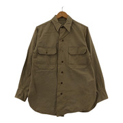 US ARMY 40年代 オフィサーシャツ ベージュ 第3ボタン割レアリ