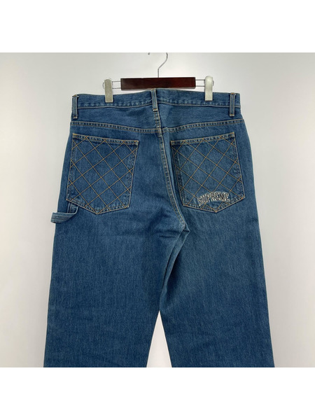 Supreme デニム・ジーンズ 18AW Diamond Stitch Carpenter Jean (W34)