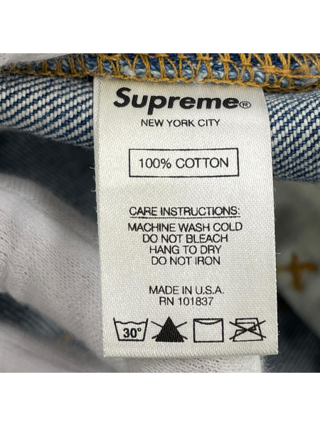 Supreme デニム・ジーンズ 18AW Diamond Stitch Carpenter Jean (W34)