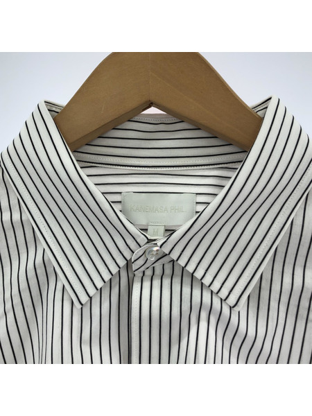 長袖シャツ KANEMASA PHIL 46G Modest Stripe Shirt M