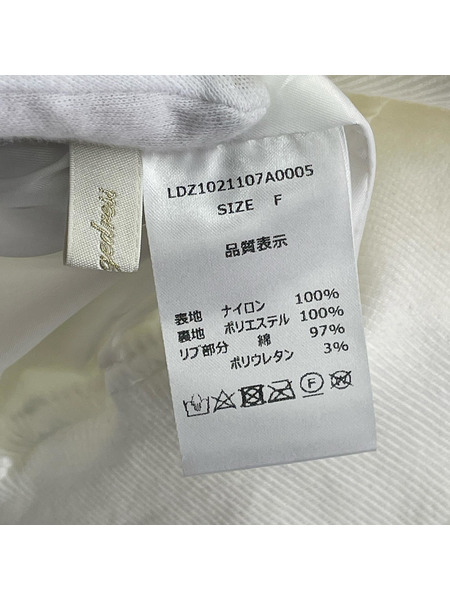 Loungedress ジャケット MA-1/ジップブルゾン/白