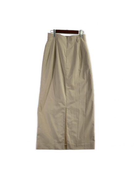 anuke ロングスカート Twill Pocket Skirt/ベージュ