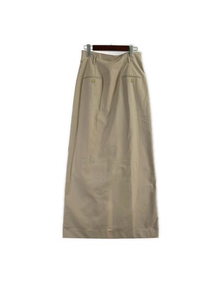 anuke ロングスカート Twill Pocket Skirt/ベージュ