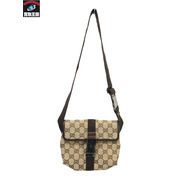 GUCCI/GGキャンバス/ヒップバッグ/茶/ブラウン/グッチ/