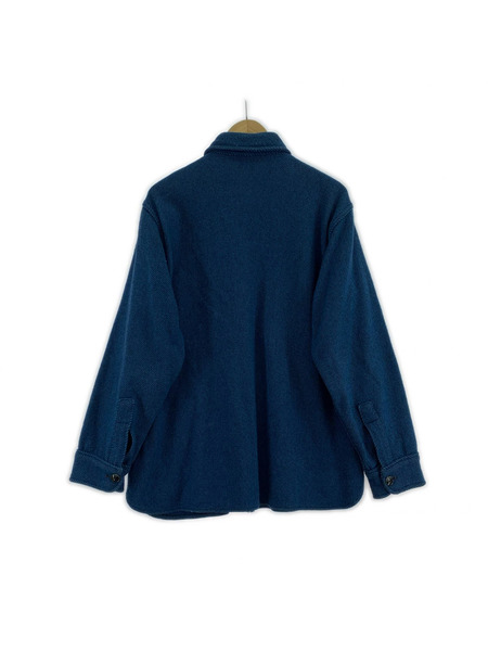 WOOLRICH 長袖シャツ 60s~70s/ブルー