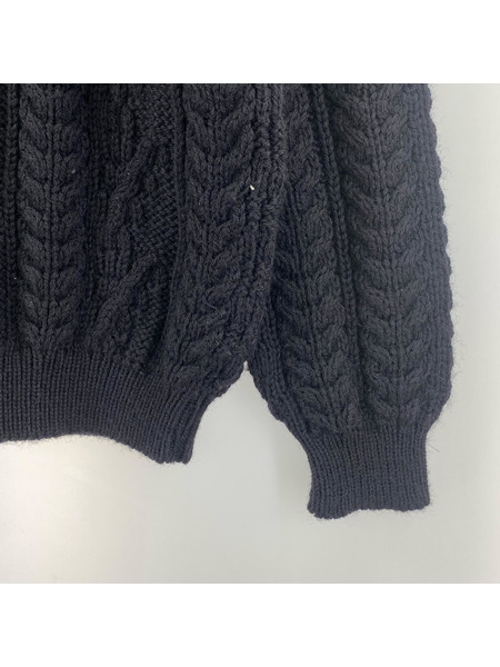 . ニット・セーター Kerry Woollen Mills ケーブルニットセーター[値下]