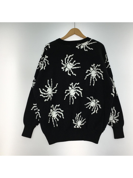 ニット・セーター SIXHELMETS TARANTULA JACQUARD KNIT BLK M