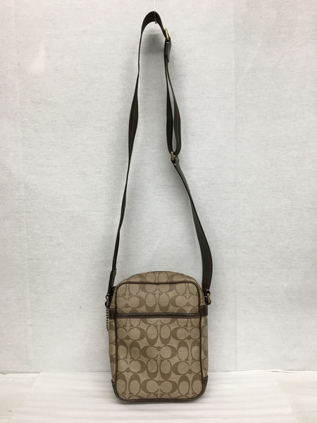 COACH　ヘリテージ ストライプショルダーバッグ F70078