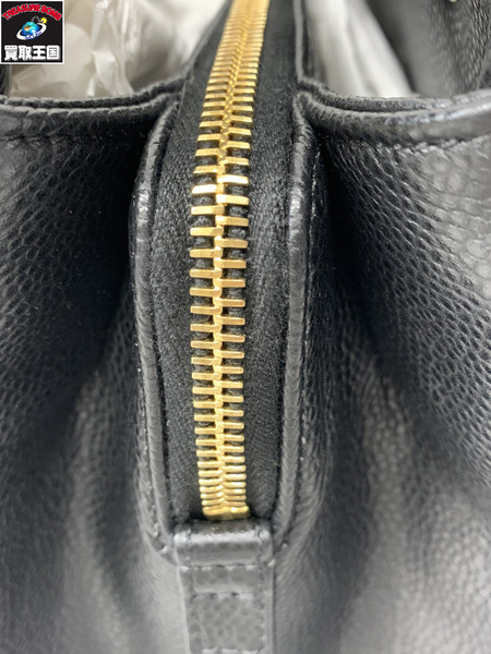 ハンドバッグ CHANEL マトラッセ チェーンバッグ 黒[値下]