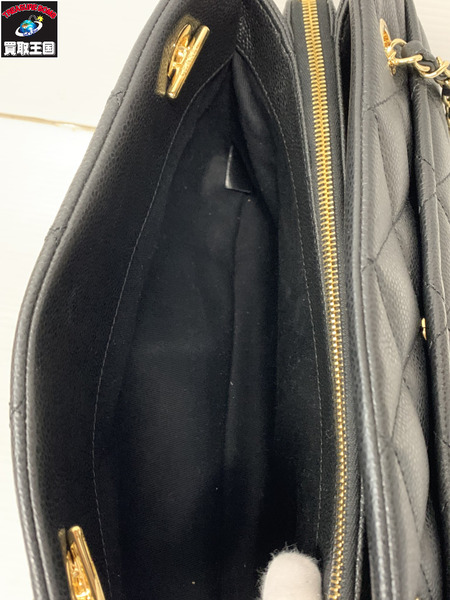 ハンドバッグ CHANEL マトラッセ チェーンバッグ 黒[値下]