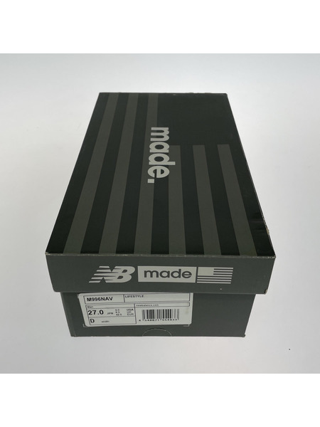 NEW BALANCE スニーカー M996NAV 27.0cm