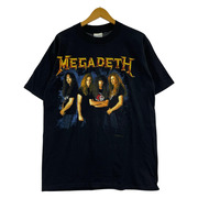 OLD・VINTAGE 91年 BROCKUM MEGADETH メンバーTシャツ (L) 黒