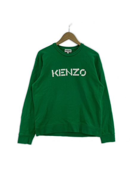 KENZO スウェット・トレーナー ロゴ スウェット 緑