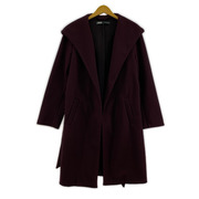 ZARA ソノ他 フード コート 赤紫