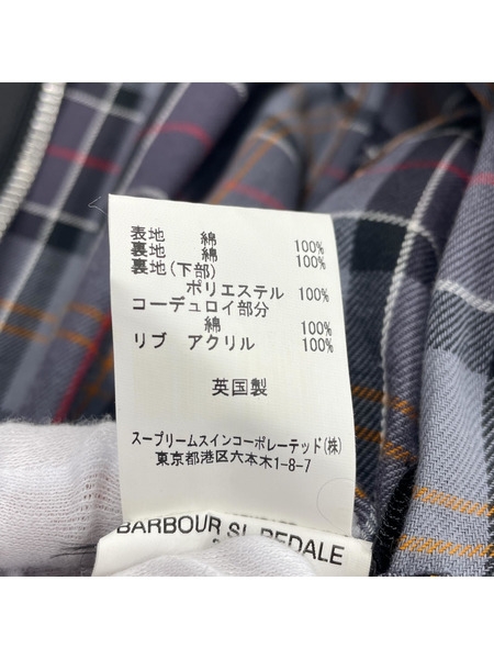 Barbour 21AW BEDALE SL オイルドジャケット ブラック イギリス製 38