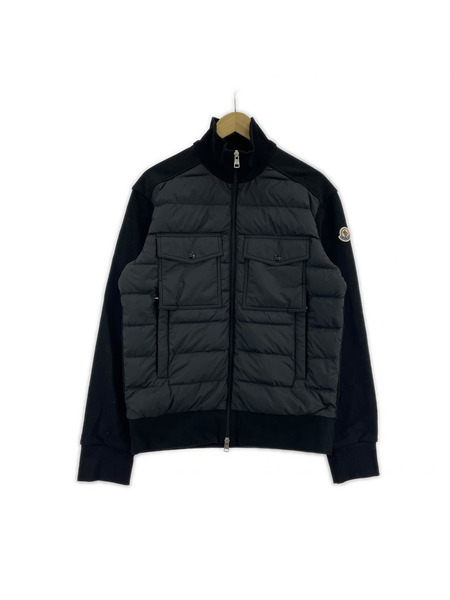 MONCLER ダウン切り替え ジップアップブルゾン