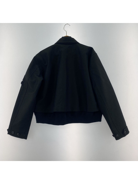 WTAPS ブルゾン・ジャンパー ×sacai Cotton Back Satin Nylon Twill 黒[値下]