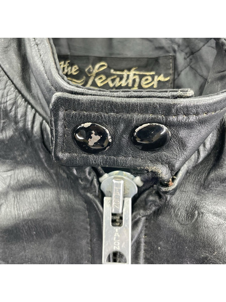 OLD・VINTAGE レザージャケット 70s Sears The Leather Shop シングル (38)