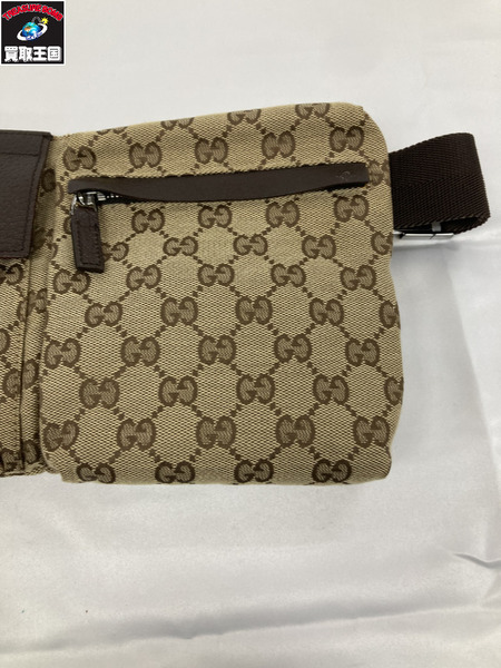 GUCCI GGキャンバス ウエストバック 28566 グッチ