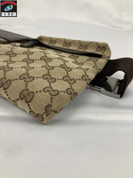 GUCCI GGキャンバス ウエストバック 28566 グッチ