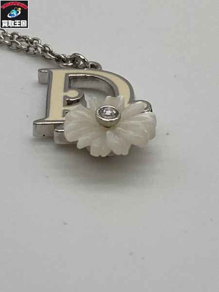  DIOR ディオール フラワー ブレスレット シルバーカラー 