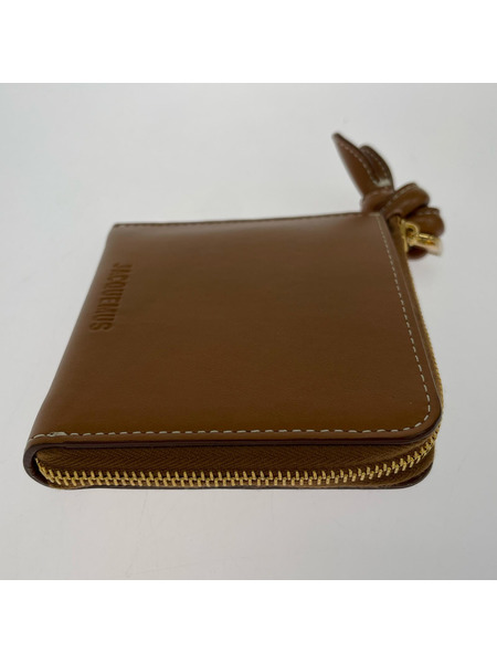 コンパクトウォレット JACQUEMUS LE PORTE-MONAIE TOURNI 茶
