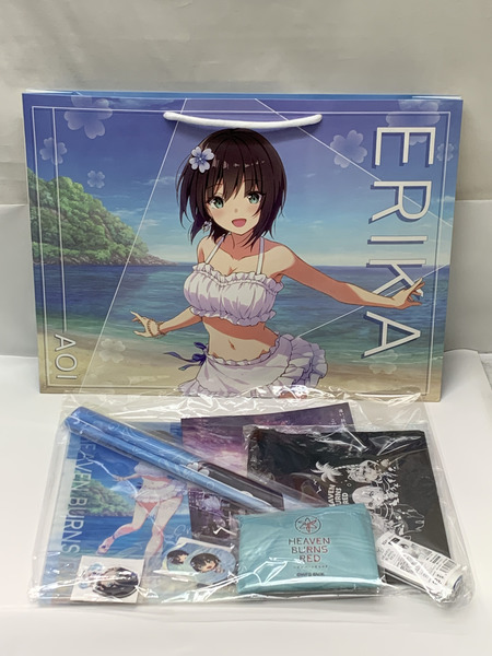 ヘブンバーンズレッド 蒼井えりか C106 スペシャルセット 紙袋付き グッズ未開封 ヘブバン コミケ106セット サコッシュ クリアファイル タペストリー アクスタ ステッカー エコバッグ