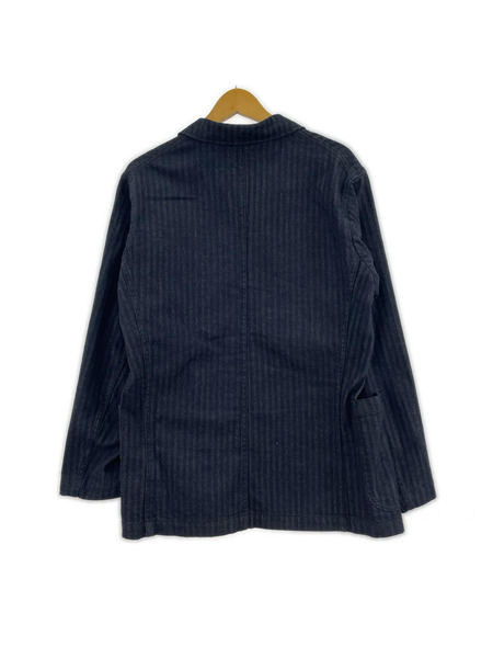 WORKERS Indigo Herringbone Lounge Jacket (38)