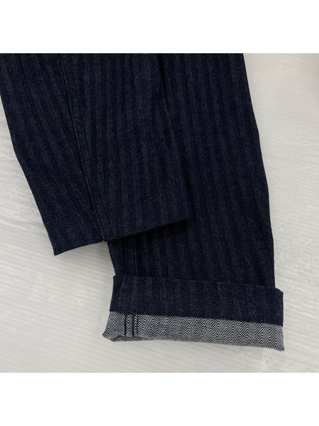WORKERS Indigo Herringbone Lounge Jacket (38)